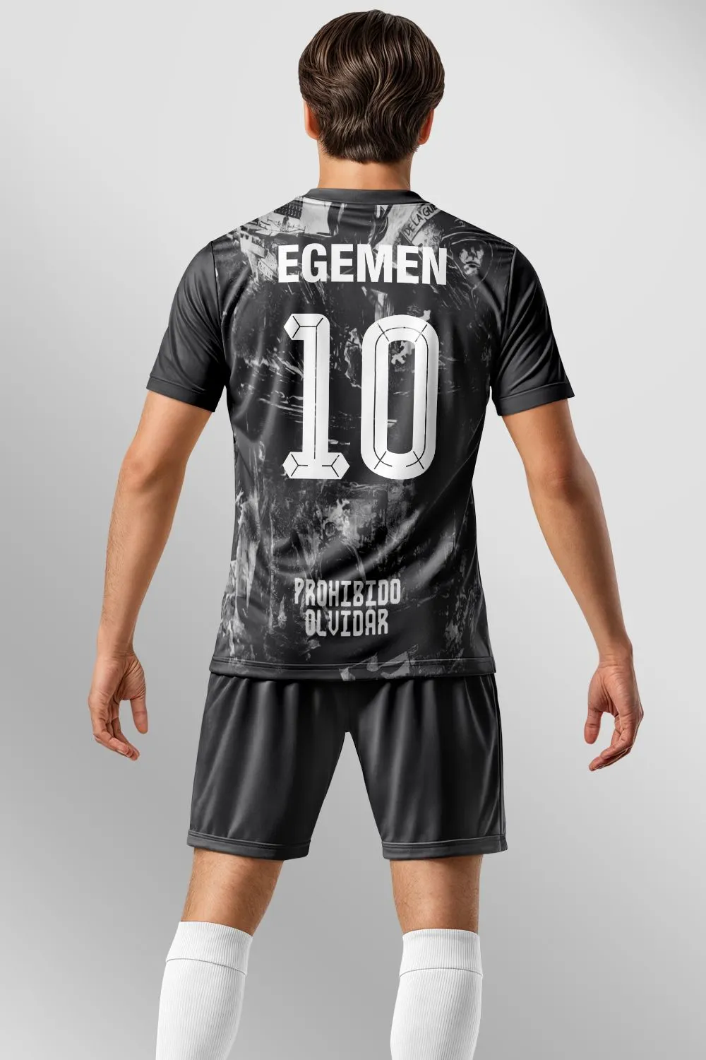 Egemen Spor Arjantin Temalı Anma Dijital Baskılı Halı Saha Forma - görsel 2