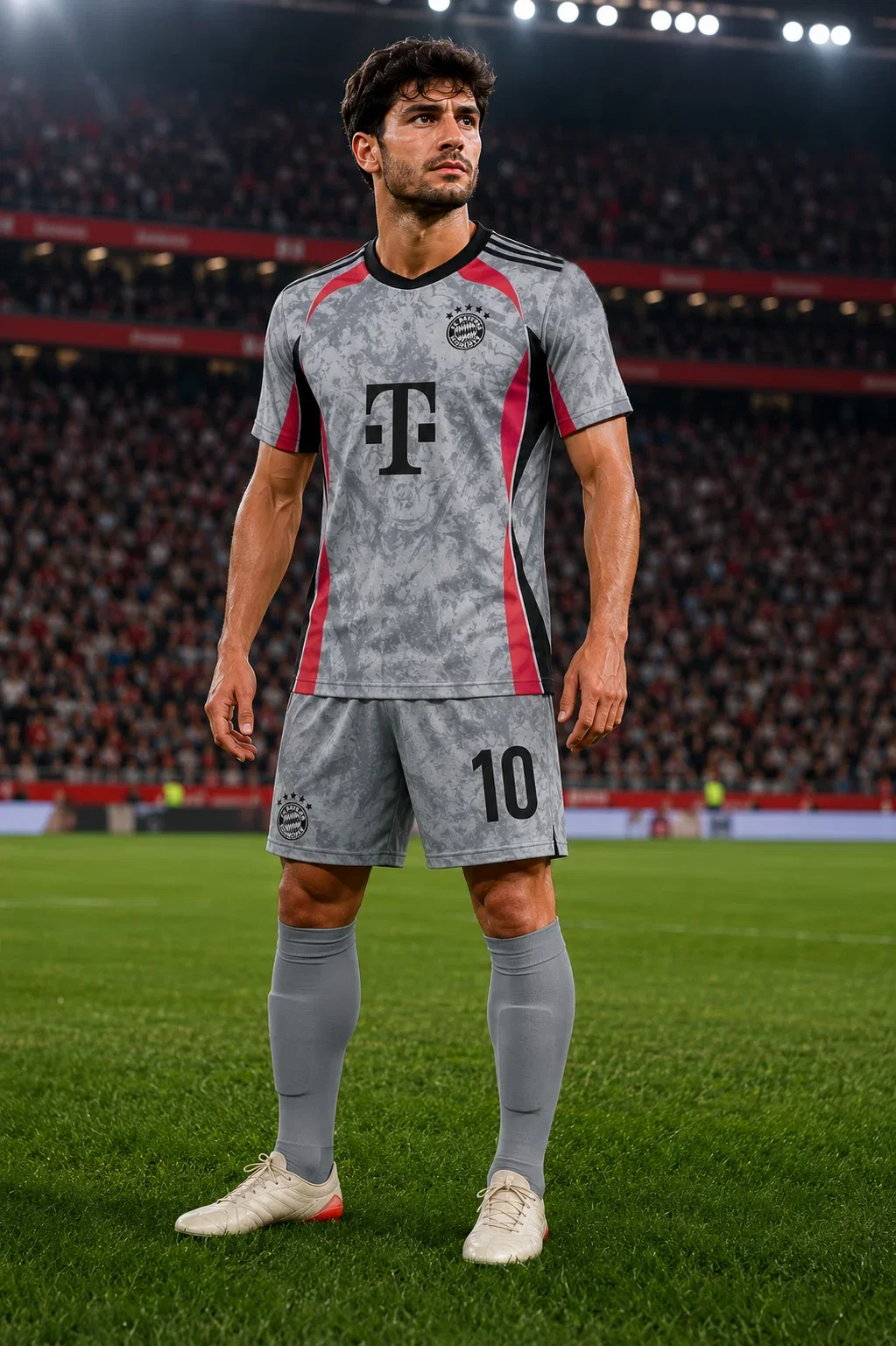 Bayern Münih Gri Konsept Futbol Forma
