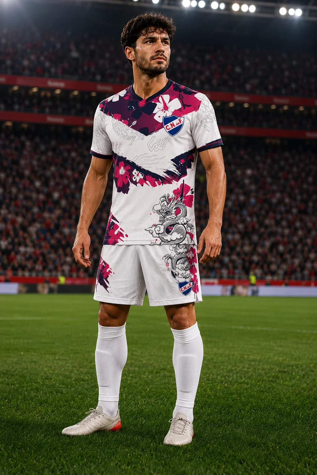 Ejderha Floral Konsept Futbol Forma