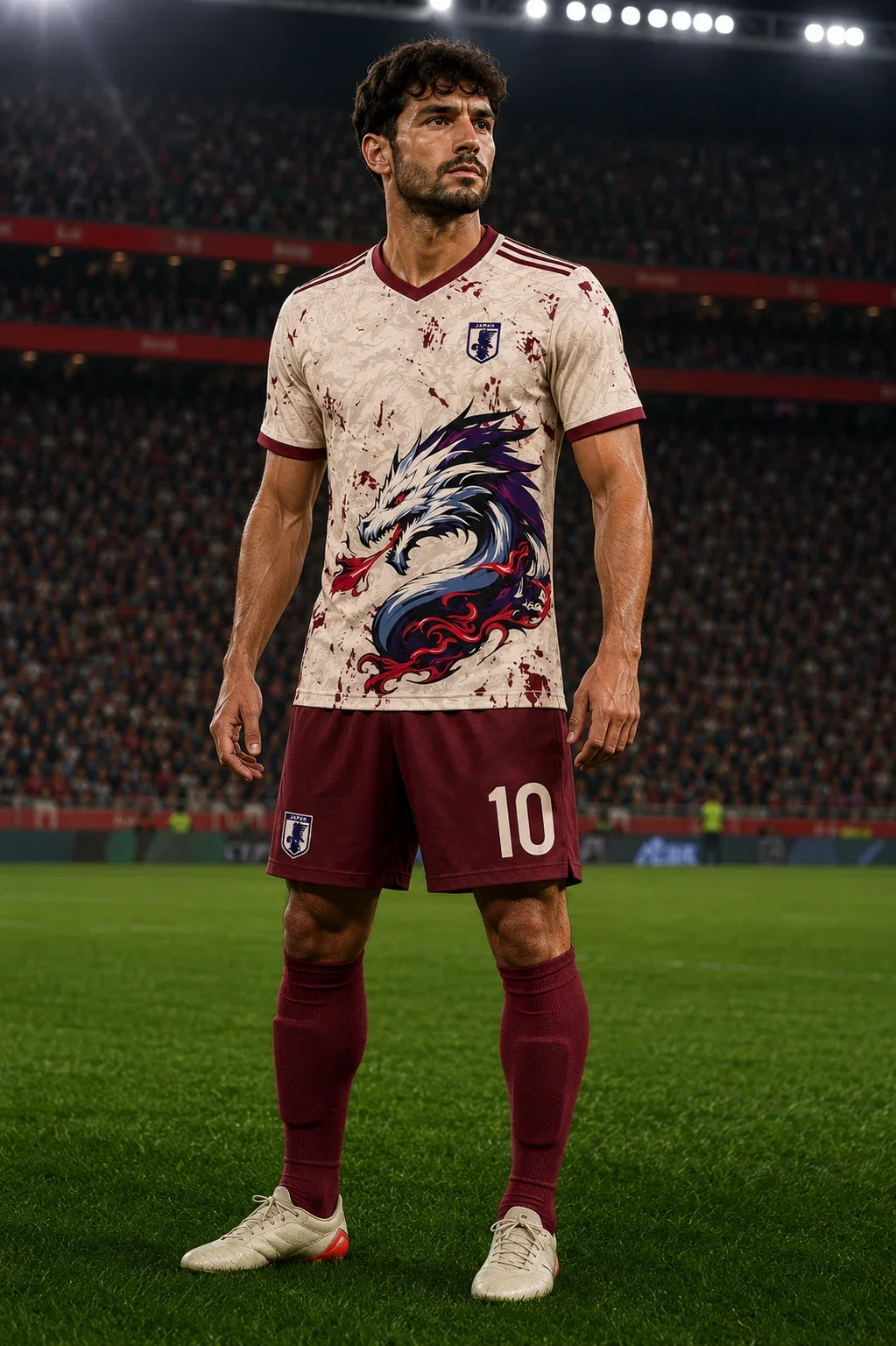 Ejderha Japon Konsept Futbol Forma