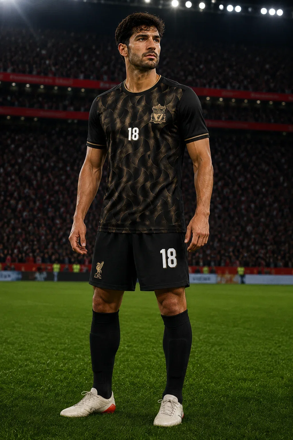 Liverpool Altın Konsept Futbol Forma (Liverpool Geo Gold Concept)